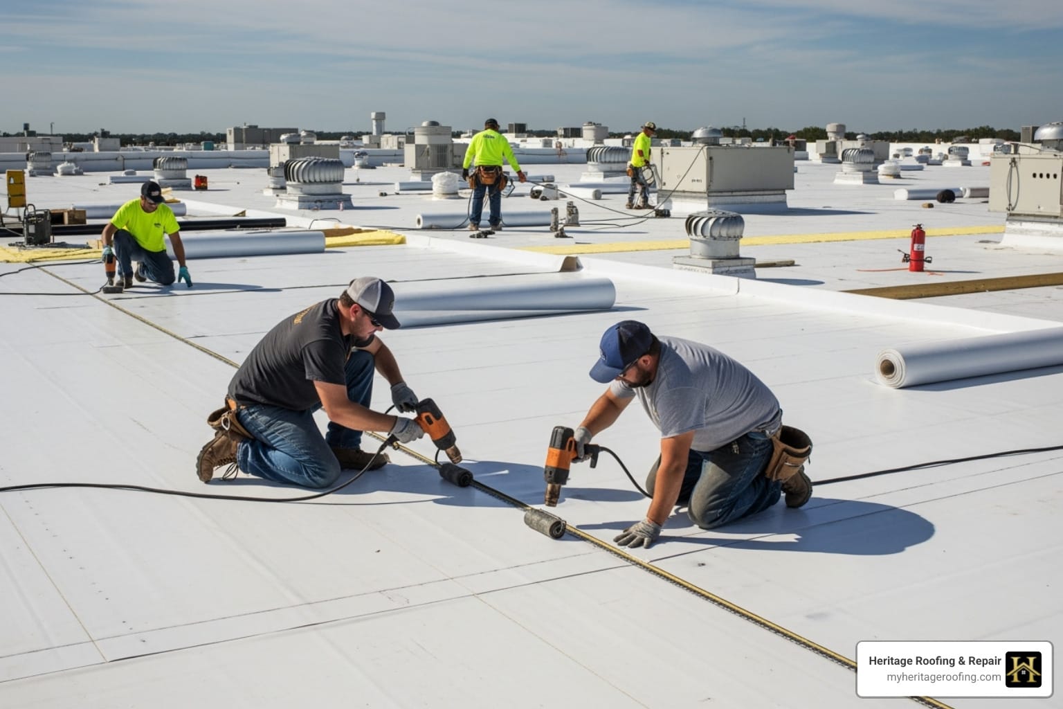 tpo roof construction