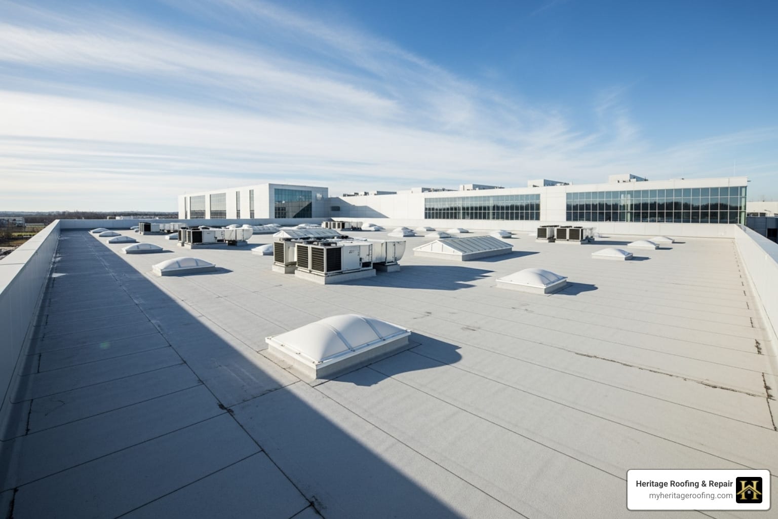 commercial flat roof