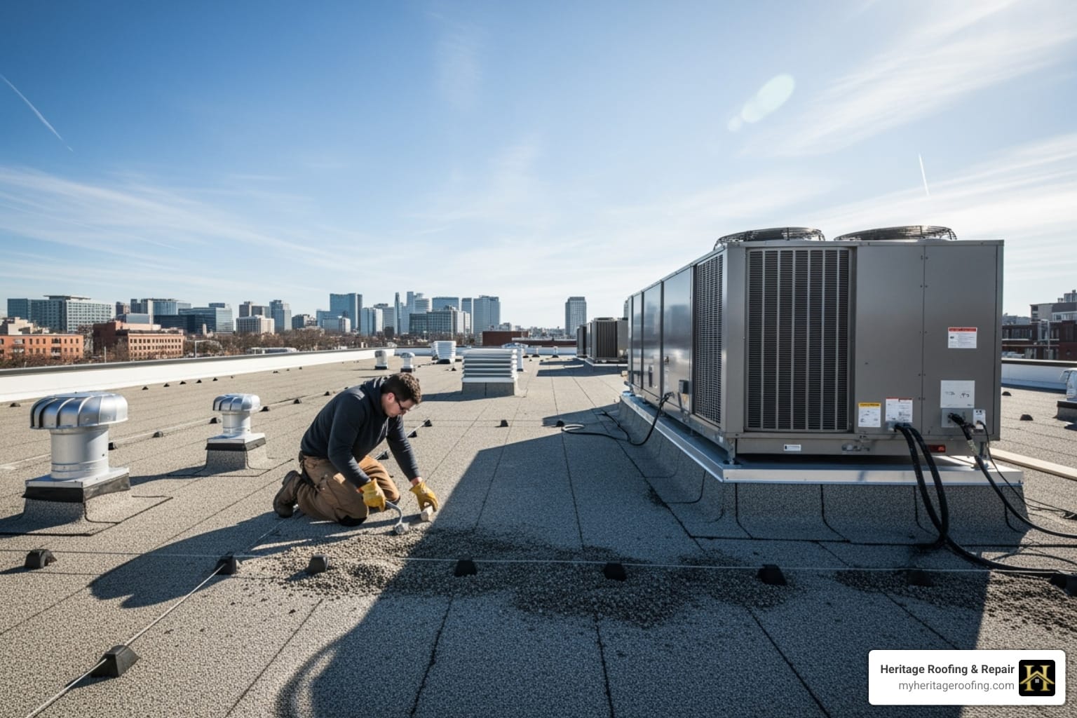 flat roof preventative maintenance